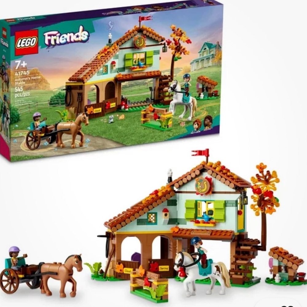 LEGO Friends Autumn’s Horse Stable 41745 Building Toy 90% complete - Picture 6 of 8